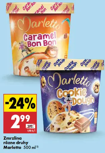 Zmrzlina Caramel Bon Bon/ Cookie Dough Marletto