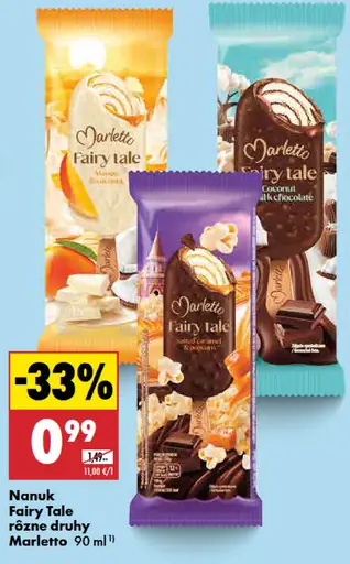 Marletto Fairy Tale nanuk rôzne druhy