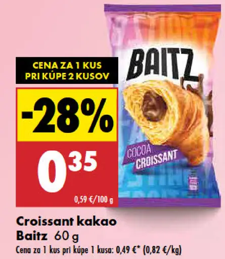 Croissant kakao