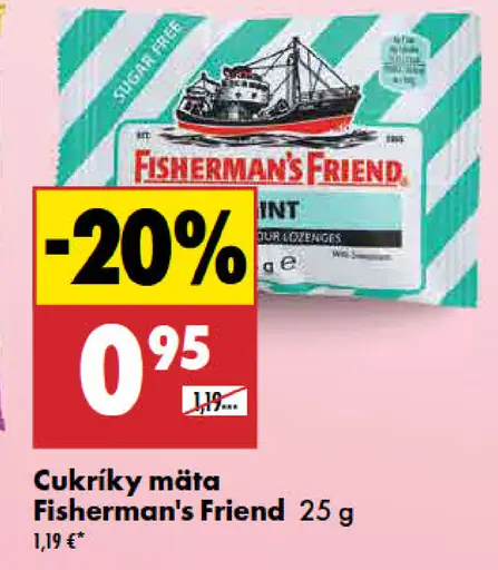 Fisherman's Friend Cukríky mäta