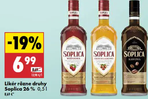 Soplica višňová 26 % likér
