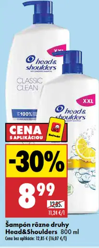 Head&Shoulders šampón rôzne druhy