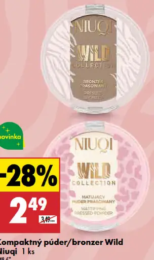 Niuqi Wild kompaktný púder/bronzer