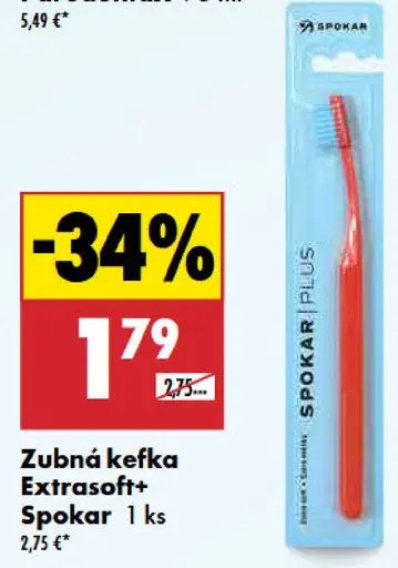 Spokar Zubná kefka Extrasoft+