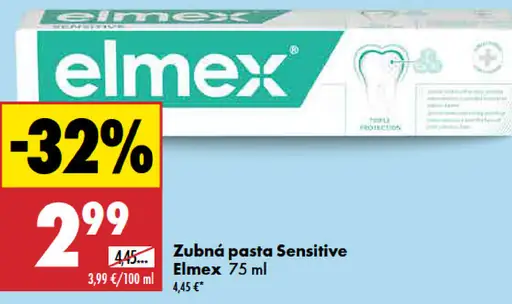 Elmex zubná pasta Sensitive