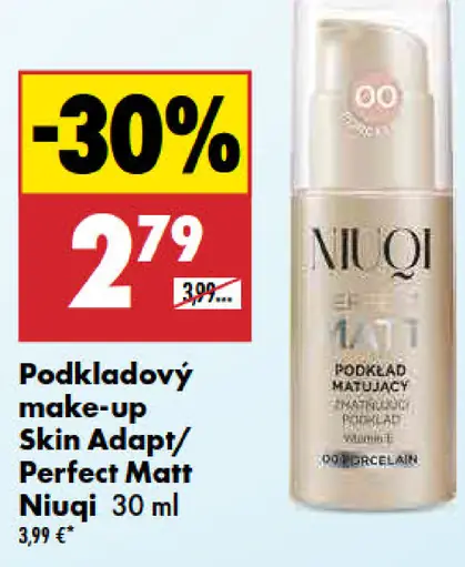 Niuqi Podkladový make-up Skin Adapt/Perfect Matt