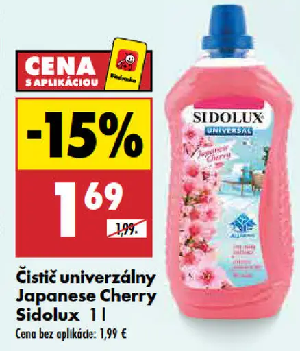 Sidolux čistič univerzálny Japanese Cherry