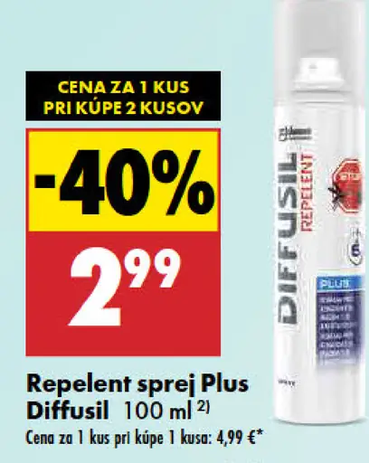 Diffusil repelent sprej Plus