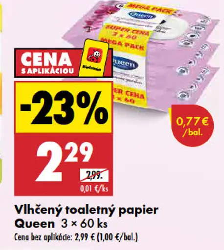 Queen Premium 4-vrstvový toaletný papier