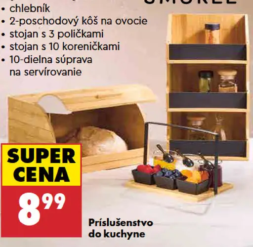 Smukee príslušenstvo do kuchyne – chlebník