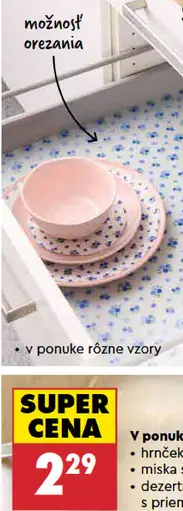 Smukee porcelánový riad miska
