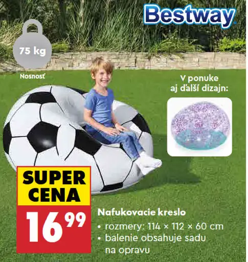 Bestway nafukovacie kreslo