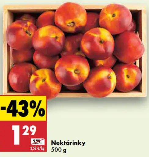 Nektárinky čerstvé
