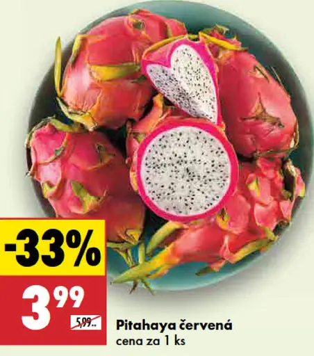 Pitahaya červená