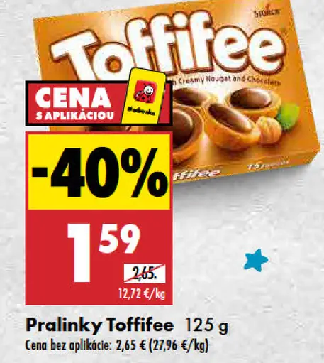 Toffifee pralinky