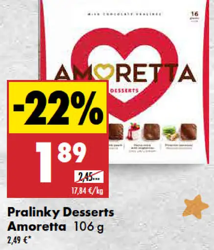 Amoretta Pralinky Desserts