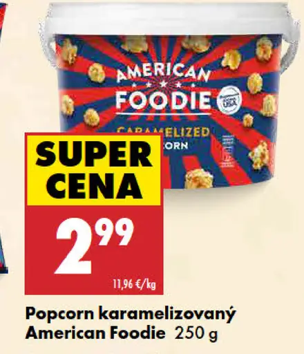 American Foodie popcorn karamelizovaný