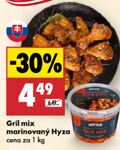 Hyza Gril mix marinovaný