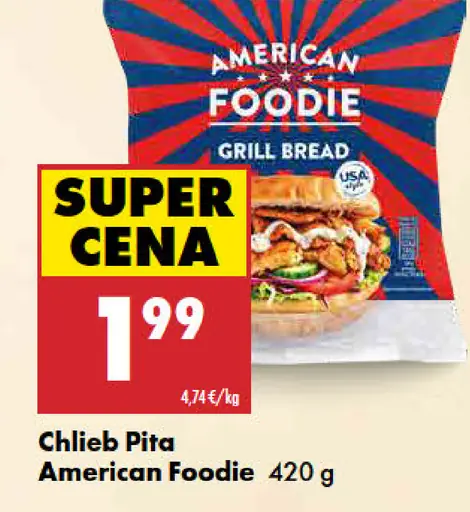 American Foodie chlieb pita