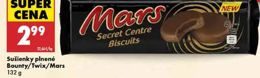 Bounty/Twix/Mars sušienky plnené