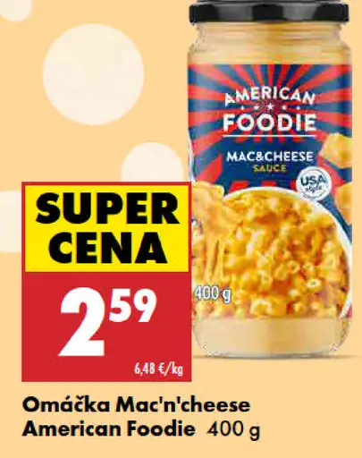 American Foodie omáčka Mac'n'cheese