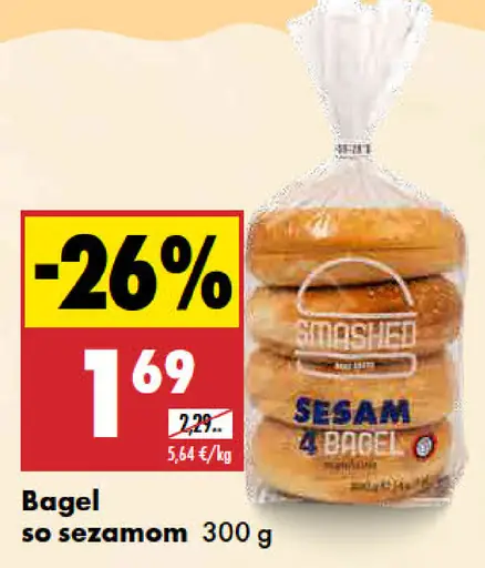 Smosh! bagel so sezamom