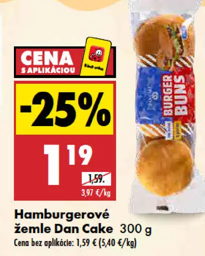 Dan Cake hamburgerové žemle