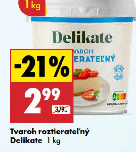Delikate Tvaroh roztierateľný