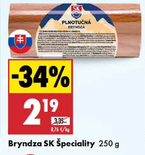 Bryndza SK špeciality plnotučná