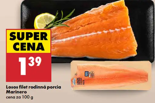 Marinero Losos filet rodinná porcia
