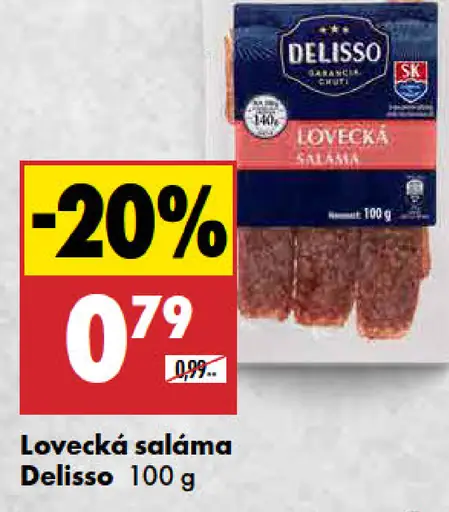 Delisso Lovecká saláma