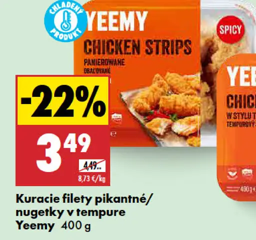 Yeemy kuracie filety pikantné