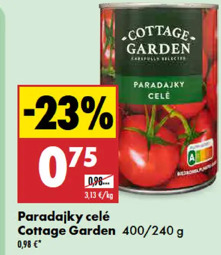 Cottage Garden Paradajky celé