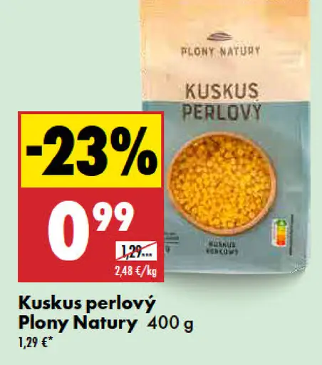 Plony Natury Kuskus perlový