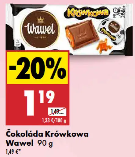 Wawel Krówkowa čokoláda