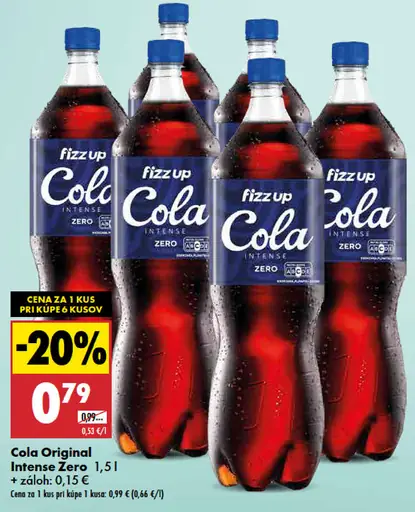 Fizz up Cola Intense Zero
