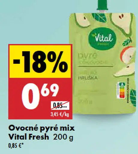 Vital Fresh Ovocné pyré mix