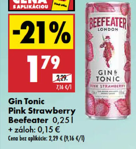 Gin Tonic Pink Strawberry