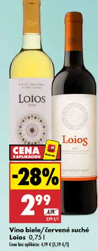 Loios Vino biele/červené suché