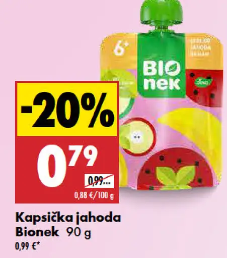 Bionek kapsička jahoda