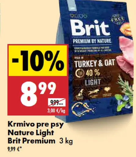 Brit Premium by Nature Light krmivo pre psy