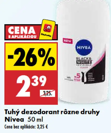 Nivea dezodorant rôzne druhy