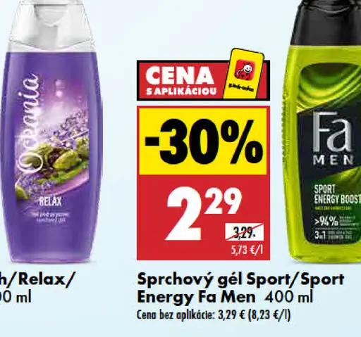 Fa Men Sport/Sport Energy sprchový gél