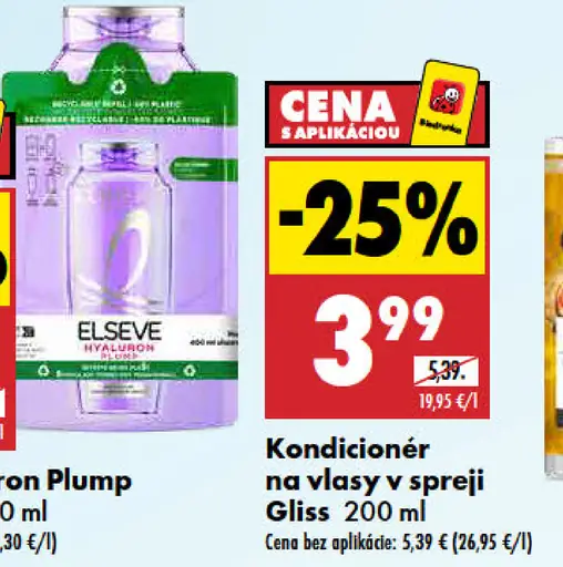 Elseve Hyaluron Plump šampón