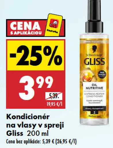 Gliss kondicionér na vlasy v spreji