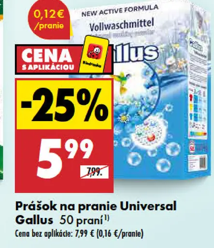 Gallus prášok na pranie Universal
