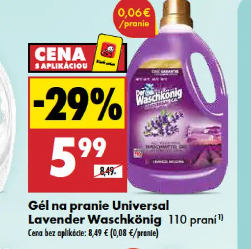 Waschkönig Universal Lavender gél na pranie
