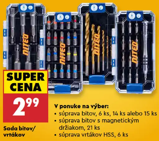 Niteo sada bitov a vrtákov