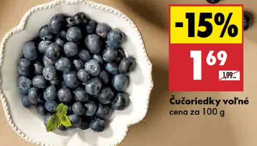 Čučoriedky voľné
