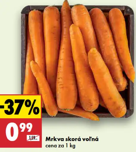 Mrkva skorá voľná